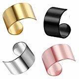 #5: ノンホールピアス シンプル イヤーカフ イヤリング フェイクピアス 挟む カラー シルバー ノンホール ピアス　穴開け不要 イヤリング