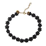 #9: 【ノーブランド品】ネックレス ファッション チョーカー レース製 デイジー型 結婚式 イベント レースネックレス