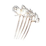 #8: 【ノーブランド品】かんざし 櫛 くし 結婚式 花嫁ヘアスタイル飾り 夏祭り 髪飾り キラキラ クリスタル