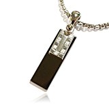 #6: OVER RAG　【さり気ない存在感と高級感の２プレートネックレス】メンズ レディース ネックレス ユニセックス 2プレートネックレス ペア (ブラック＆シルバー)