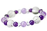 #7: 【京珠堂】AAA 四神×ラベンダーアメジスト 天然石 ブレスレット