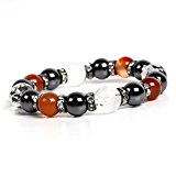 #10: 【京珠堂】選べる誕生石 AAA 四神×ヘマタイト 12mm ブレスレット (カーネリアン（7月）)