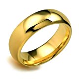 #2: [ブリング・ジュエリー] Bling Jewelry 耐久性に優れた タングステン製 指輪 結婚指輪 金めっき ゴールド メンズ ユニセックス リング [インポート]