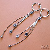 #8: イヤリング 装着簡単 ノンホール ピアス風 ノーブランド品