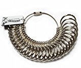 #10: ジナブリング (JINA BRING) オリジナル 指輪ゲージ リングゲージ 1号から28号まで サイズ測定 指のサイズがこれ1個で測定可能 プロ仕様 サイズゲージ 指輪 サイズ 測定