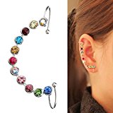 #6: Jovivi Mak　ジュエリー　ファッション　アクセサリー　レディース　イヤーカフ イヤリング　イヤーフック　穴開け不要 片耳用 1個　ギフトバッグを提供