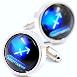 #6: MFYS Jewelry ファッション メンズ アクセサリー (全12種) 星座 射手座 Sagittarius いて座 カフス（カフリンクス/カフスボタン）カフス 【専用収納ケース付き】 (いて 11月23日-12月21日)