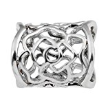 #9: 【ノーブランド 品】ファッション　女性　レディース　スカーフリング　バックル　ローズパターン　シルバー