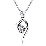 #1: B.Catcherレディース女性ネックレス・スターリングシルバー925・キュービックジルコニア・シルバーアクセサリー・ペンダント・バレンタインデーギフト・母の日・誕生日・記念日・プレゼント
