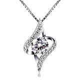 #5: B.Catcherレディースネックレス・シルバー925ペンダント・キュービックジルコニア・シルバーアクセサリー・バレンタインギフト・誕生日・記念日・母の日プレゼント
