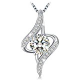 #10: ネックレス·レディース シルバー925 ネックレス ジルコニア J.Rosée「時間の果て」 ギフトセット 誕生日 記念日 プレゼント 45cm + 5cm