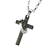 #10: クロス＆リングネックレス　メンズ