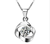 #4: Fairy Heart スーパーキュービックジルコニア採用 レディース ネックレス チェーン2種類 豪華ギフトセット