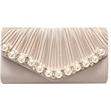 #7: Life Innovation パール ビジュー パーティーバッグ クラッチバッグ バッグ レディース