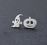 #7: [フィーナイス] FENICE スターリングシルバー ハロウィン ピアス シンプルで高品質 ちょっぴり演出に (スターリングシルバー)