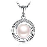 #9: ♛J.Rosée♛ ネックレス レディース シルバー925 淡水真珠 「人魚の涙」 プレゼント 誕生日 記念日 45cm + 5cm