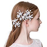 #9: AVIL 髪飾り 花 ヘアピン 5本セット 子供 発表会 アクセサリー フラワーティアラ