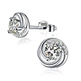 #7: ピアス·レディース シルバー925 スタッド アレルギーフリー 5Aジルコニア ♛J.Rosée♛ 「君のことが好き」ギフトボックス シンプル プレゼント 誕生日 アクセサリー