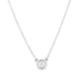 #10: [ティファニー] TIFFANY ダイヤモンド 0.03ct スターリング シルバー エルサ・ペレッティ ダイヤモンド バイ ザ ヤード ペンダント・ネックレス 【並行輸入品】 24944387