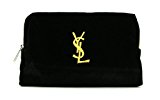#9: Yves Saint Laurent イヴサンローラン コスメポーチ 小物入れ ブラック×イエロー 並行輸入品 AMI119