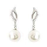 #9: One&Only Jewellery スワロフスキー パール エレガント ピアス K18GP 正規 スワロフスキー パール採用