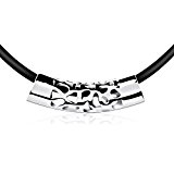 #9: J.Rosée レディースネックレス シルバー925 3A ジルコニア 「巡礼者の敬虔」アンクレットロ—プ型 チェーン長さ：45CM ギフトセット 恋人 プレゼント 両用