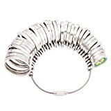 #10: LUNA リングゲージ 指輪サイズ　測れる 1号～28号対応 全国標準規格準拠 シルバー磨きクロス付き