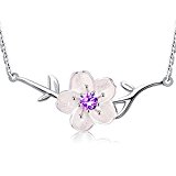 #9: MEGA CREATIVE JEWELRY レディース 枝付き 桜 ネックレス ペンダント シルバー925純銀製 ジュエリー プレゼント 人気 ブランド