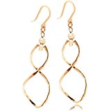 #4: 【正規品】[メルキュート] Merqute ツイスト ピアス ノンアレルギー レディース 全3色 【ギフトBOX付き】M-043 (ピンクゴールド)