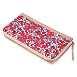 #10: YAUGING 長財布 レディース 花柄 女性 財布 ファスナー財布 大容量　機能的 使いやすい ファッション オシャレ　レディース長財布