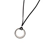 #8: (ティーケー タケオキクチ) tk.TAKEO KIKUCHI スエードビッグリングネックレス 17003852 00 シルバー(006)