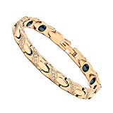 #8: Cherish ゲルマニウム ブレスレット ピンクゴールド 磁気 抗疲労 睡眠改善 健康 プレゼント メンズ&レディース