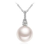#6: ネックレス·レディース シルバー925 淡水真珠 シルバー ジルコニア J.Rosée「一粒の種」 金属アレルギー対応 ギフトセット プレゼント 恋人 誕生日 クリスマス 45 cm+5 cm