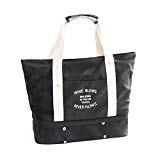 #10: （xixige）マザーズバッグ 旅行バッグ 多機能 トートバッグ 大容量 手提げ バック 軽量 スポーツバッグ インナーポチ付き 靴収納 二層式 (ブラック)