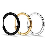 #8: Ostory 男女兼用 シンプルな　フープピアス リング フープ ピアス サージカルステンレス ピアス レディース メンズ アクセサリー