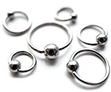 #7: From da Phactory 12G 14G 16G 18G 軟骨ピアス キャプティブビーズリング ボディピアス サージカルステンレス ヘリックス トラガス ロブ