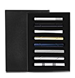 #9: ORAZIO[オラジオ]【８本セット】ネクタイピン メンズ ファッション シンプル タイピン スーツ ビジネス タイピン 高級 ギフトボックス付き