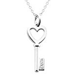 #9: [ティファニー] TIFFANY スターリングシルバー T&CO. ハート キー ペンダント 鍵モチーフ ネックレス 41cm 【並行輸入品】 35483853