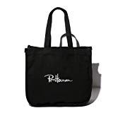 #9: Ron Hermanロンハーマン トートバッグ キャンバス 帆布 ショルダーバッグ 人気刺繍ロゴ入り セレブ ユニセックス 男女兼用