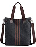 #7: トートバッグ レディース 大容量 キャンバス ショルダーバッグ Travel Tote Pack