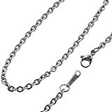 #7: ステンレス ネックレス チェーン メンズ レディース アレルギー対応 316L フック付 選べる [ナピスト]